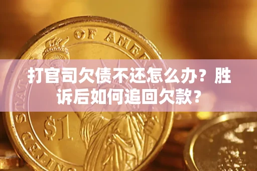 北京打官司欠债不还怎么办？胜诉后如何追回欠款？