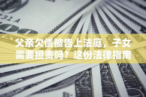 北京父亲欠债被告上法庭，子女需要担责吗？这份法律指南必须看完