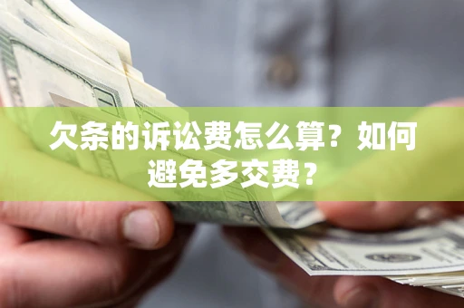 北京欠条的诉讼费怎么算？如何避免多交费？