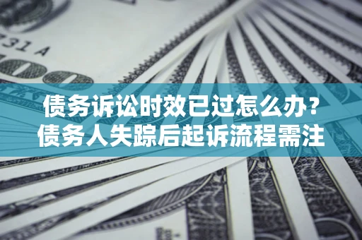 北京债务诉讼时效已过怎么办？债务人失踪后起诉流程需注意什么？